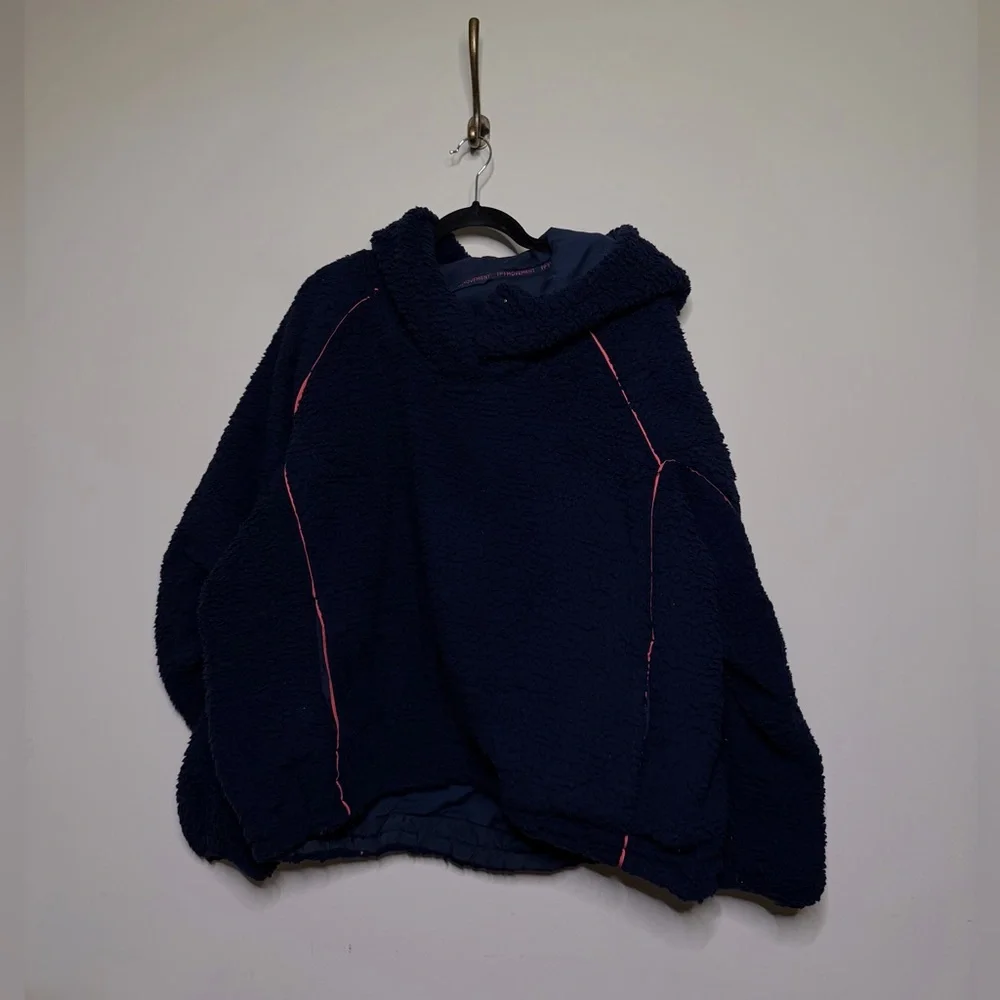 Free People Free Flow Fleece in Midnight Navy